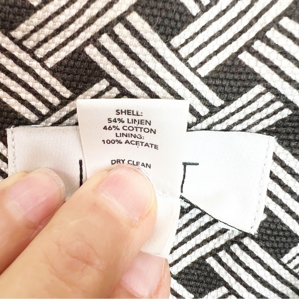 Ann Taylor Loft Brown Pattern Button Front Trench… - image 4